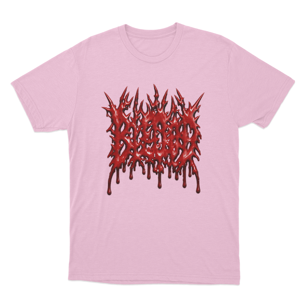 Bleood Blood Drip Logo Unisex T Shirt Pink Bleood Blood Drip Logo Unisex T Shirt Pink