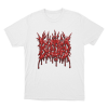 Bleood Blood Drip Logo Unisex T Shirt White