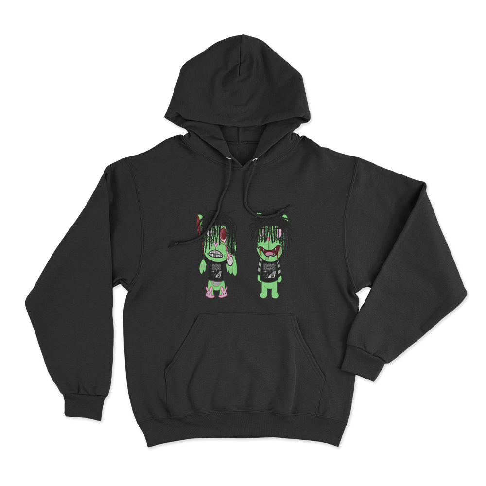 Bleood Creature Duo Unisex Hoodie Black Bleood Creature Duo Unisex Hoodie Black