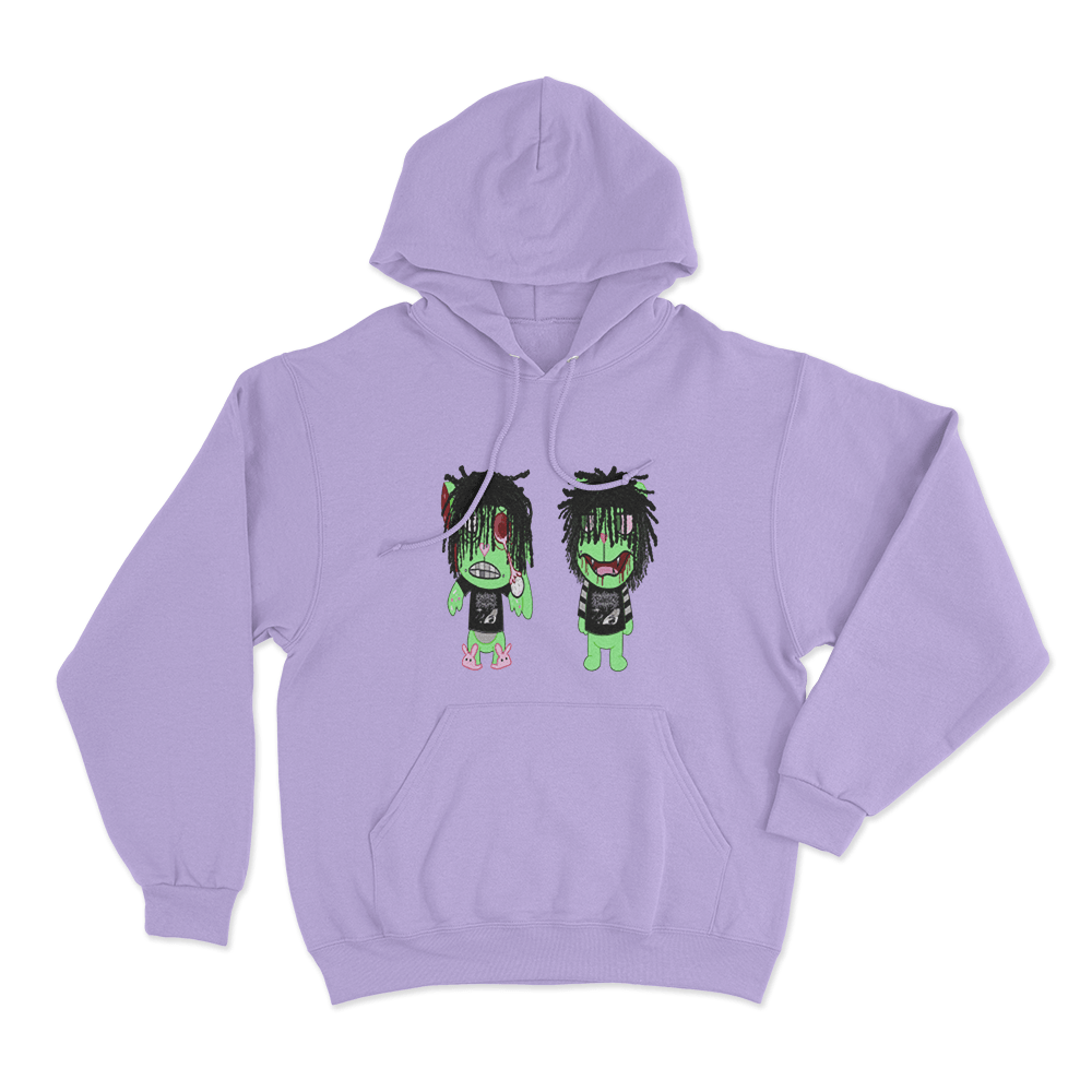 Bleood Creature Duo Unisex Hoodie Purple Bleood Creature Duo Unisex Hoodie Purple