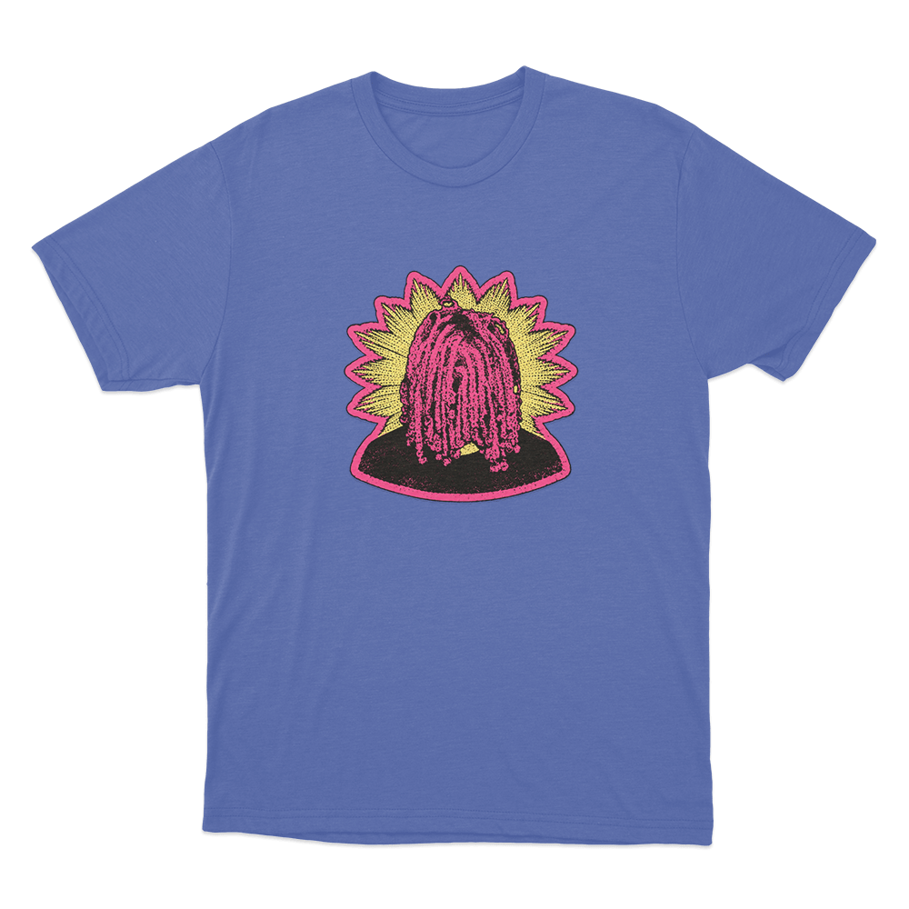 Bleood Dreadlocks Graphic Unisex T Shirt Blue Bleood Dreadlocks Graphic Unisex T Shirt Blue