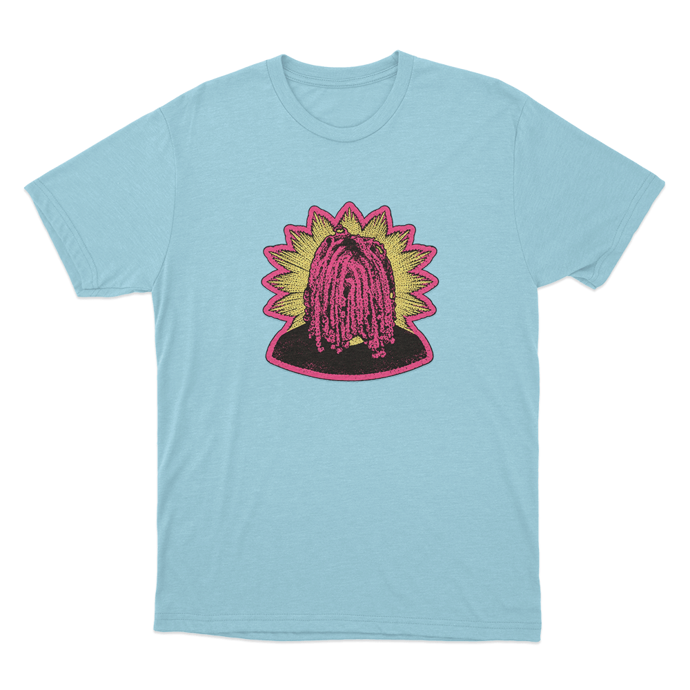 Bleood Dreadlocks Graphic Unisex T Shirt Sky Blue Bleood Dreadlocks Graphic Unisex T Shirt Sky Blue