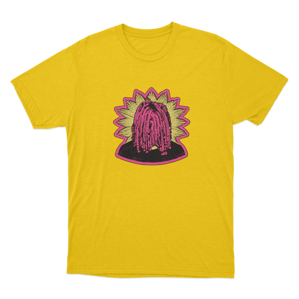 Bleood Dreadlocks Graphic Unisex T Shirt Yellow Bleood Dreadlocks Graphic Unisex T Shirt Yellow