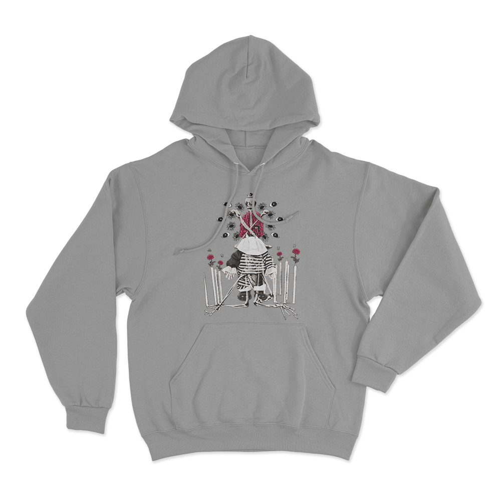 Bleood Haunted Hills Unisex Hoodie Grey Bleood Haunted Hills Unisex Hoodie Grey