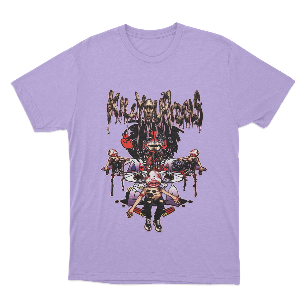 Bleood Kill Your Idols Nightmare Unisex T Shirt Purple Bleood Kill Your Idols Nightmare Unisex T Shirt Purple