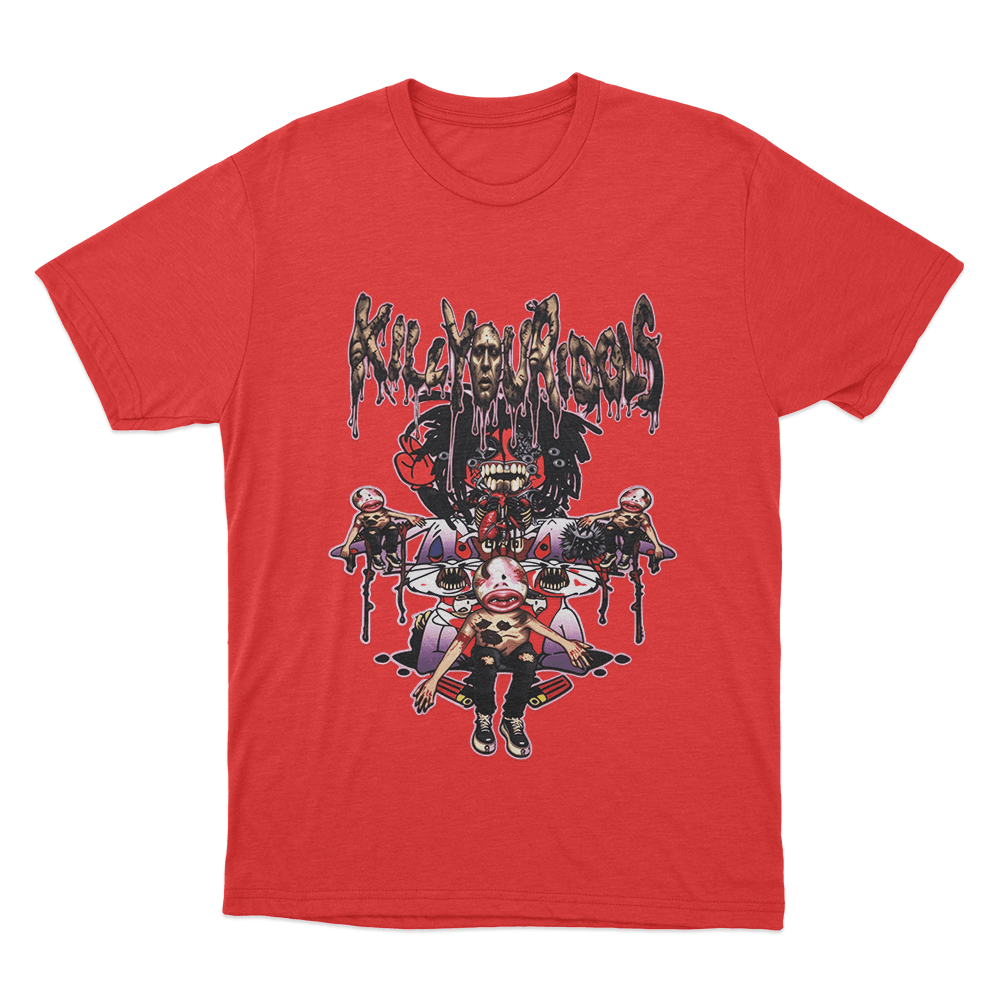 Bleood Kill Your Idols Nightmare Unisex T Shirt Red Bleood Kill Your Idols Nightmare Unisex T Shirt Red