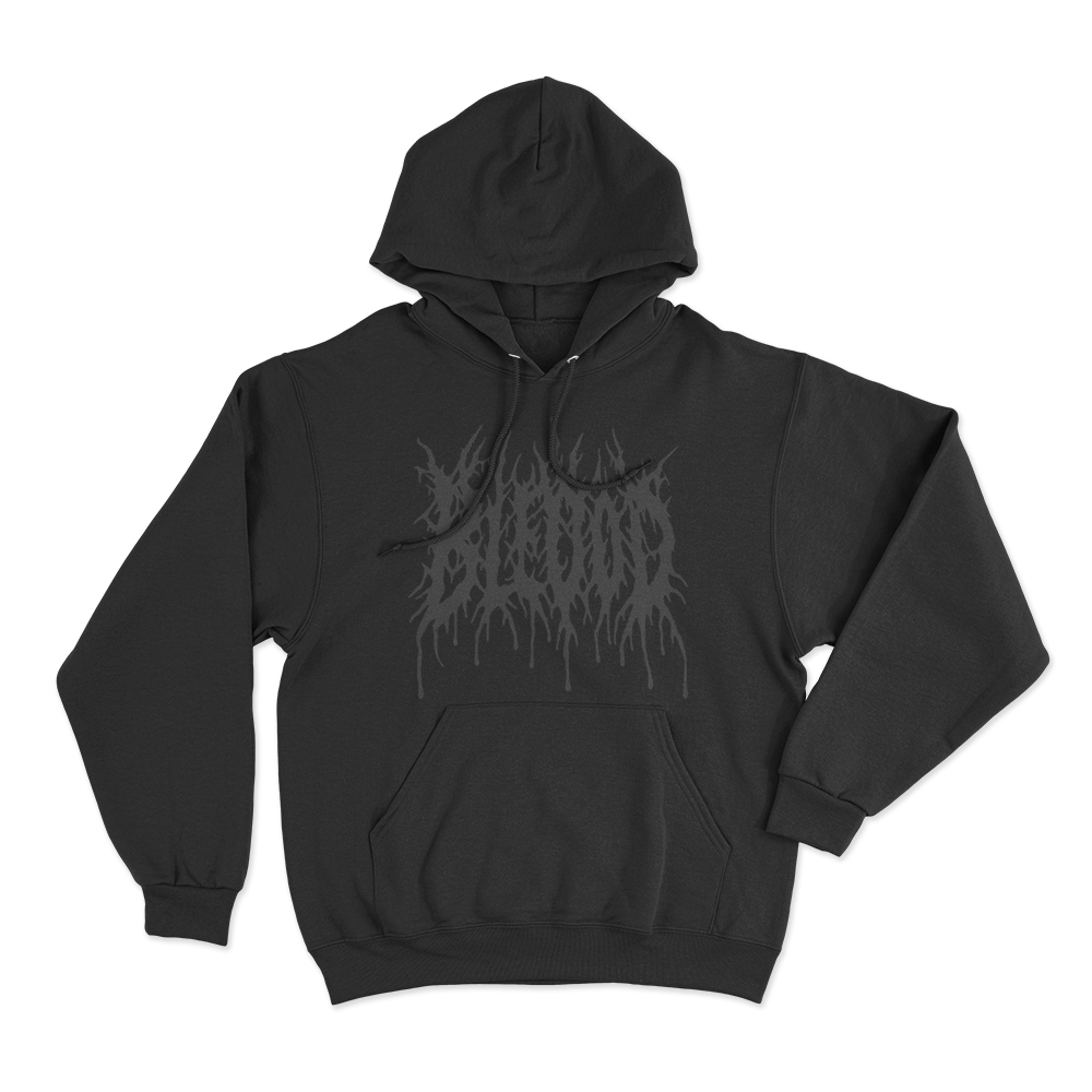 Bleood Thorn Drip Logo Unisex Hoodie Black Bleood Thorn Drip Logo Unisex Hoodie Black