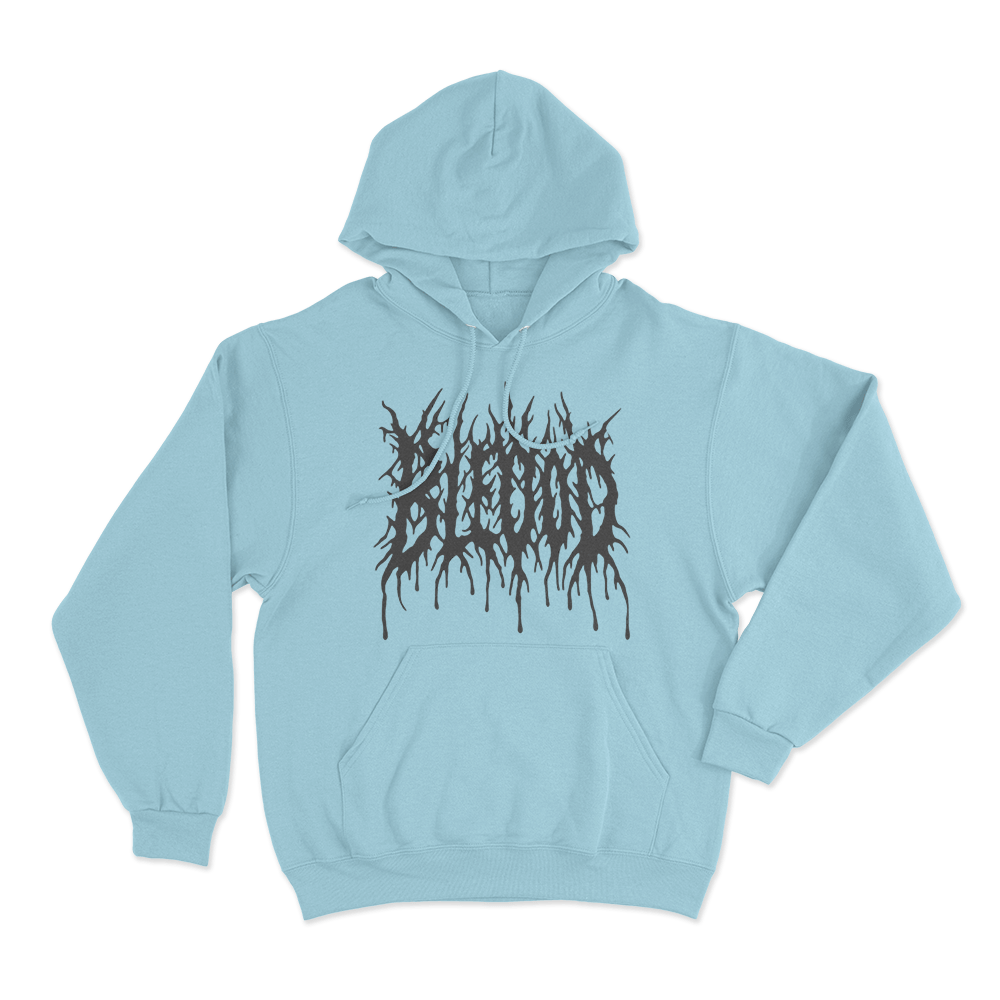 Bleood Thorn Drip Logo Unisex Hoodie Sky Blue Bleood Thorn Drip Logo Unisex Hoodie Sky Blue
