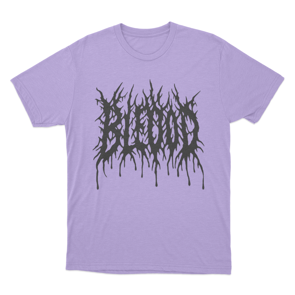 Bleood Thorn Drip Logo Unisex T Shirt Purple Bleood Thorn Drip Logo Unisex T Shirt Purple