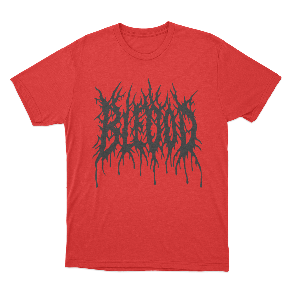 Bleood Thorn Drip Logo Unisex T Shirt Red Bleood Thorn Drip Logo Unisex T Shirt Red