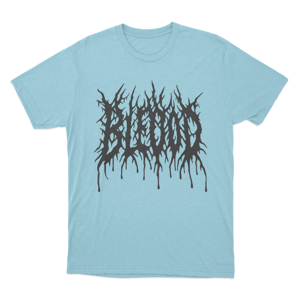 Bleood Thorn Drip Logo Unisex T Shirt Sky Blue Bleood Thorn Drip Logo Unisex T Shirt Sky Blue